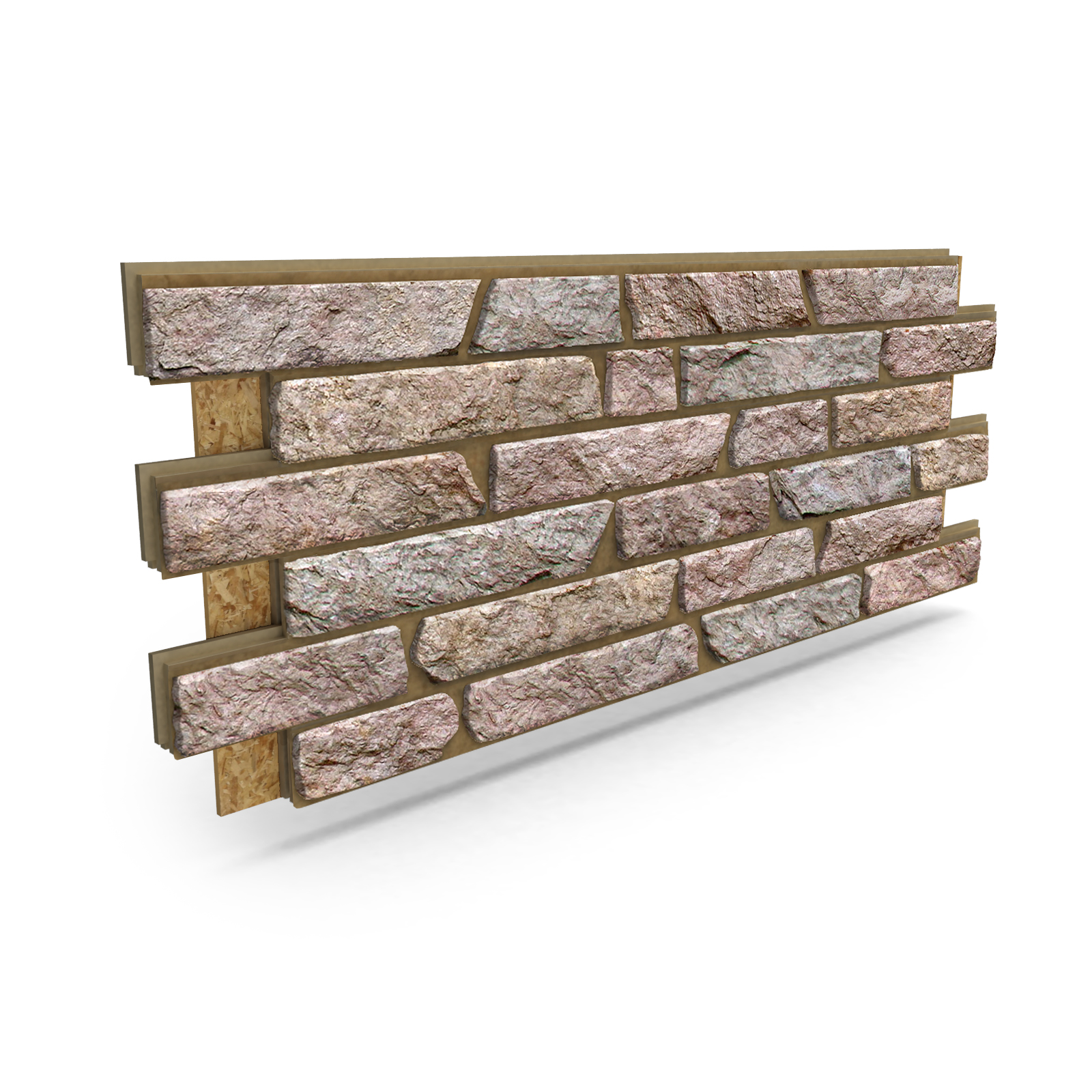 Термопанель Фрайд Премиум псковский Доломит малиново-серый стрелки 9см ППУ от 6 792 руб.