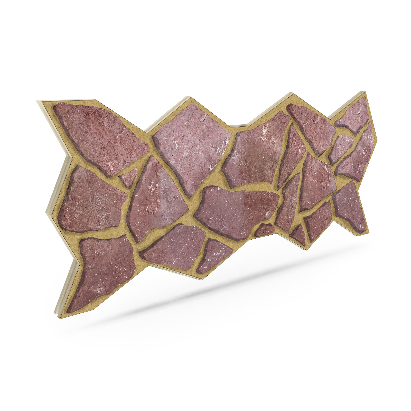 Термопанель Фрайд Премиум уральский Лемезит бордовый плитняк (средняя) ППУ от 4 445.40 руб.