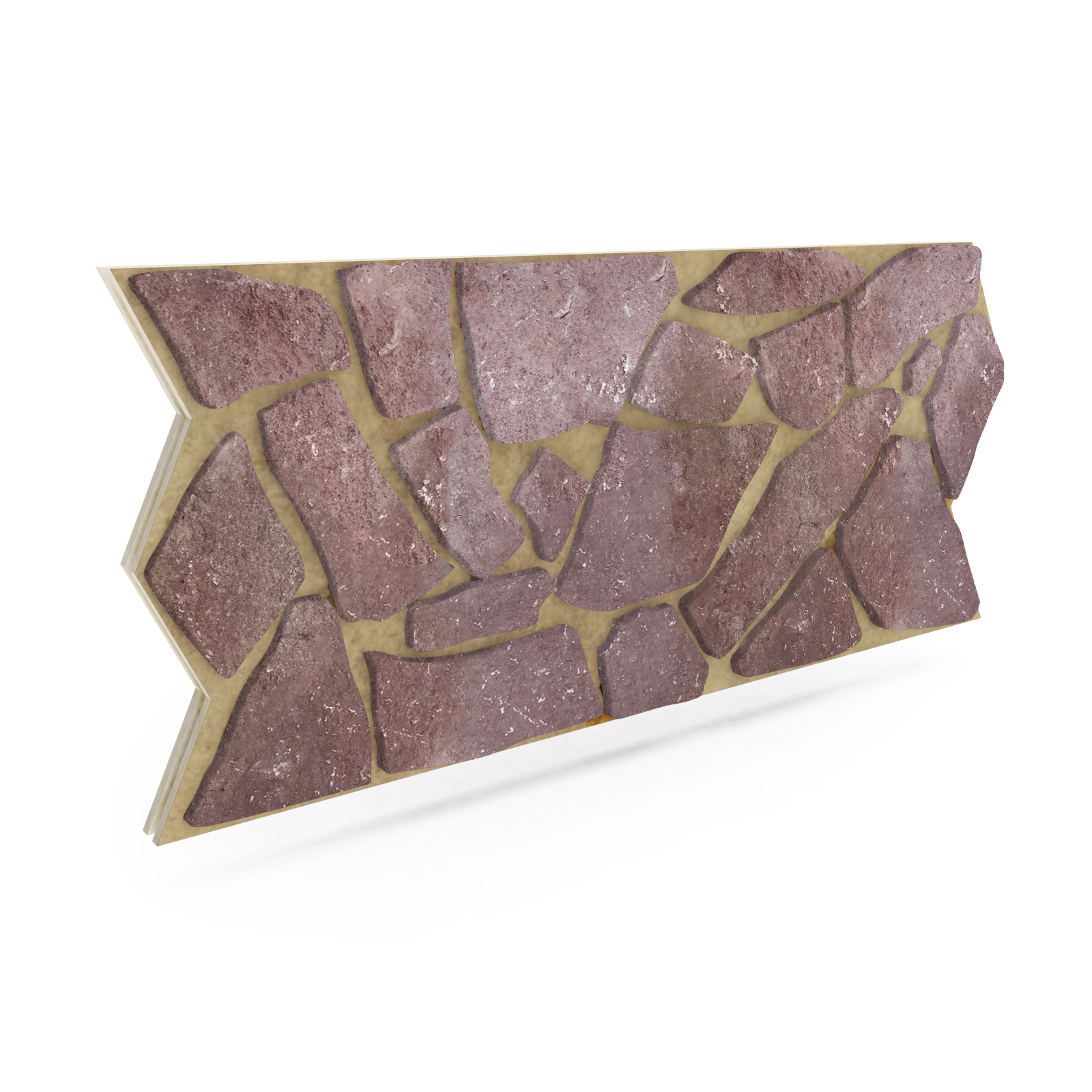 Термопанель Фрайд Премиум уральский Лемезит бордовый плитняк (ровная) ППУ от 6 224.40 руб.