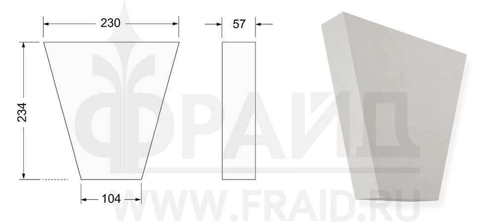 фрайд декор - замок - зм-3-104-230-234-57  от 295 руб.