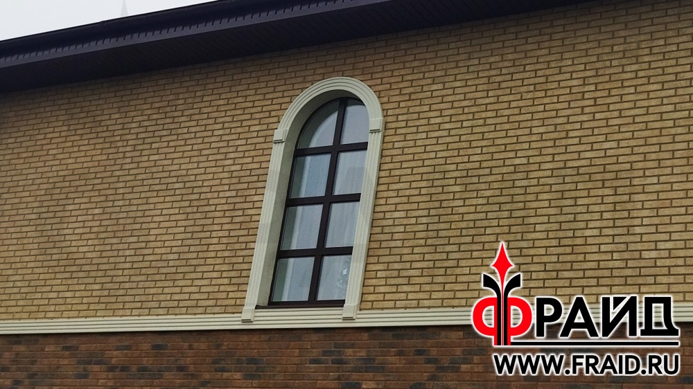 Фрайд Плюс с клинкерной плиткой Cerrad Loft Brick Cardamon, Loft Brick Salt, Фрайд Декор. Утепление и облицовка дома из газосиликата.