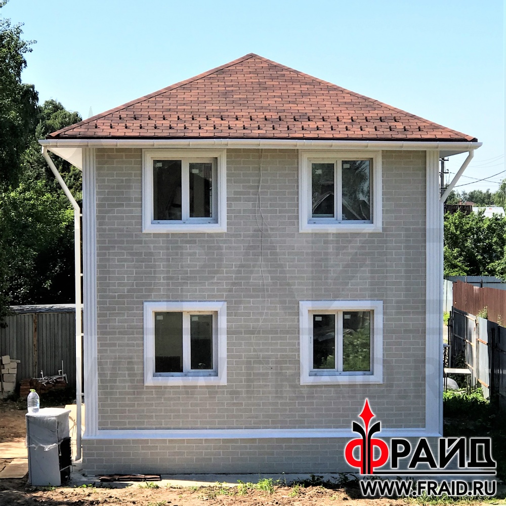 Демонтаж сайдинга и утепление дома из пеноблока термопанелями Фрайд ...