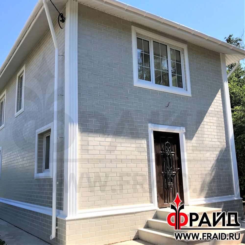 Демонтаж сайдинга и утепление дома из пеноблока термопанелями Фрайд ...