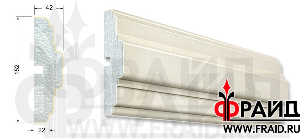 фрайд декор - наличник - н-12-152-42-22 от 352 руб.