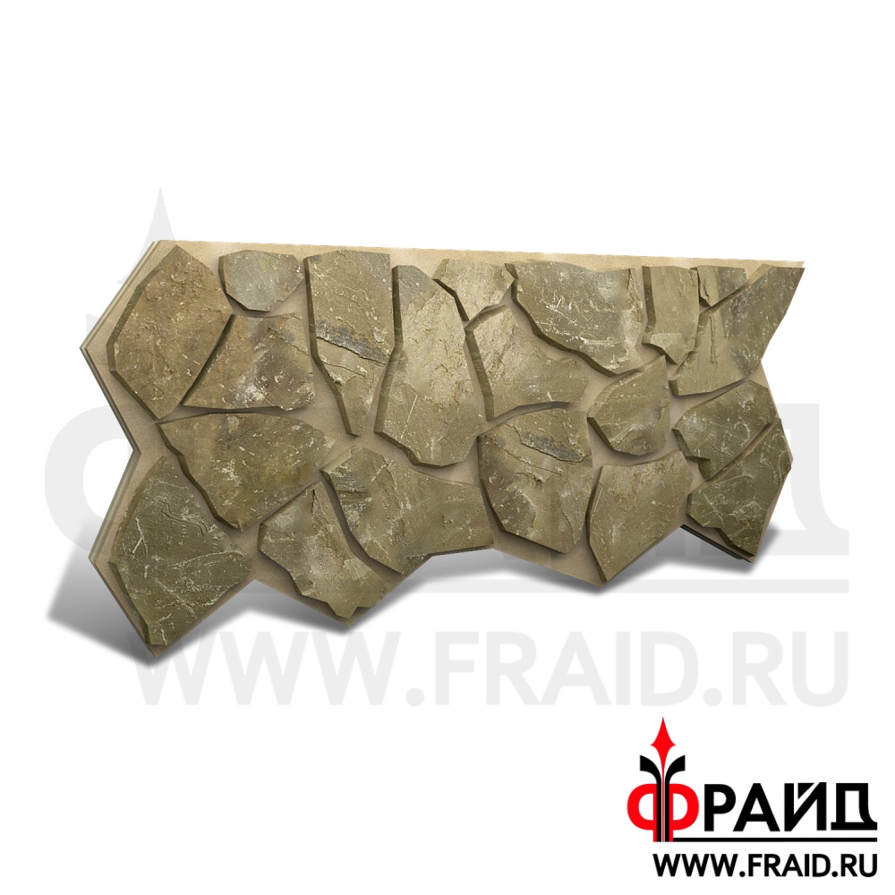 Термопанель Фрайд Премиум ростовский Песчаник желто-серый плитняк (верхняя) ППУ от 4 494 руб.