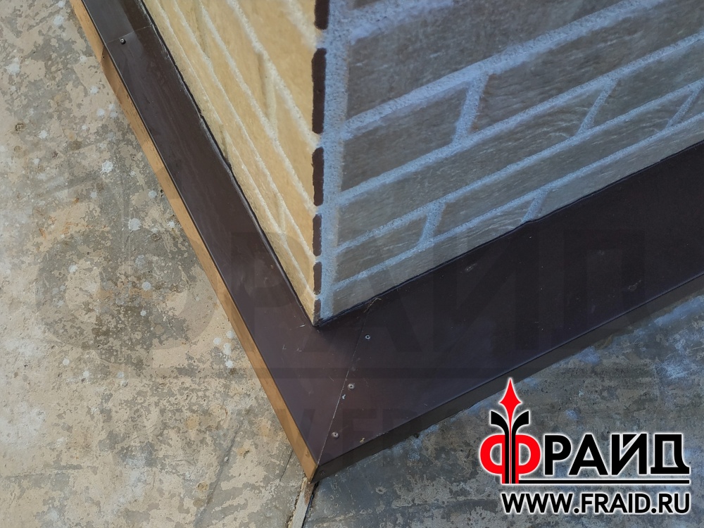 Термопанели Фрайд Премиум с клинкером Cerrad Loft Brick salt на каркасном, дачном доме.