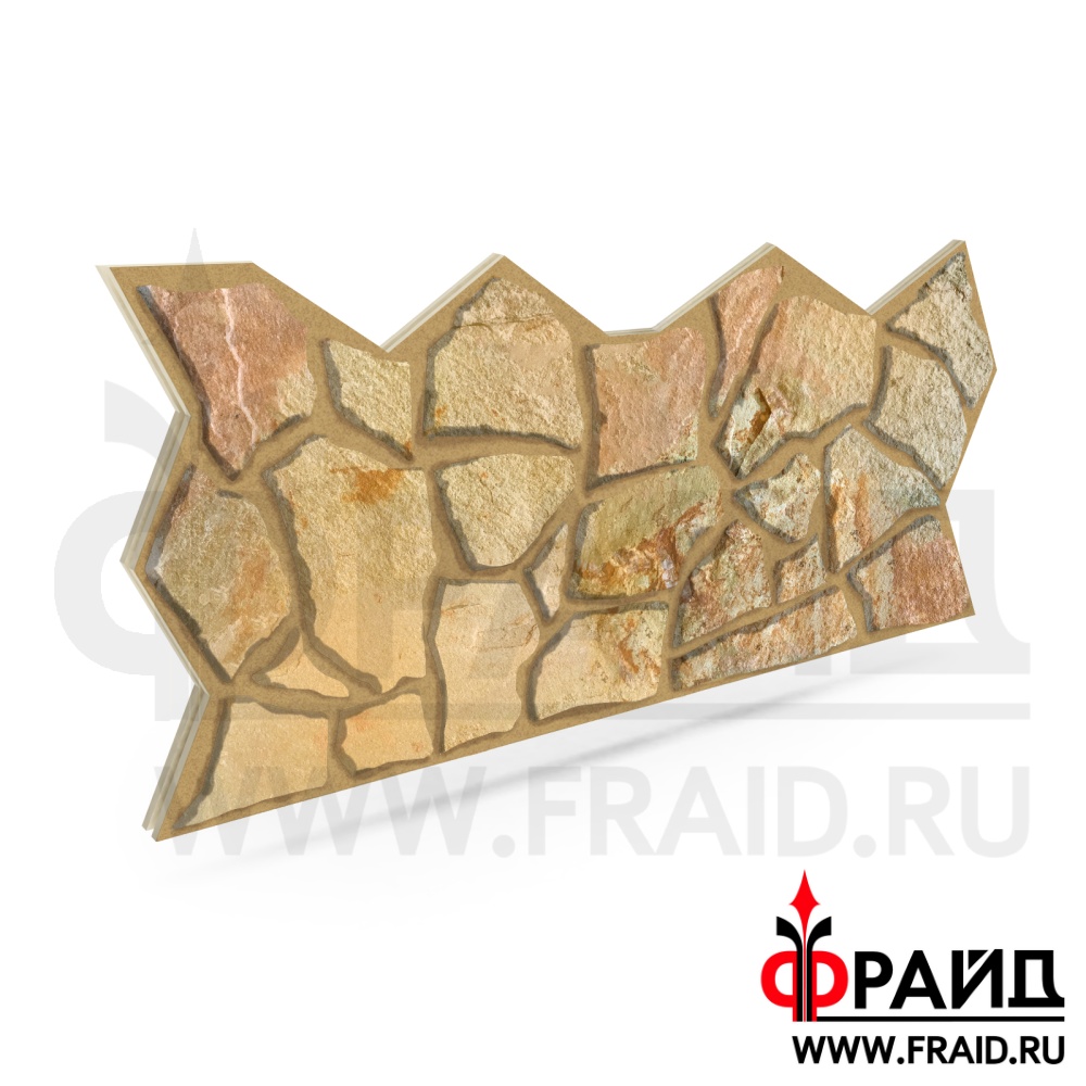 Термопанель Фрайд Премиум уральский Сланец златолит плитняк (нижняя) ППУ от 5 761 руб.