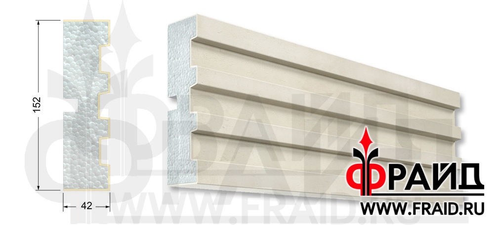 фрайд декор - наличник - н-4-152-42-42 от 366 руб.